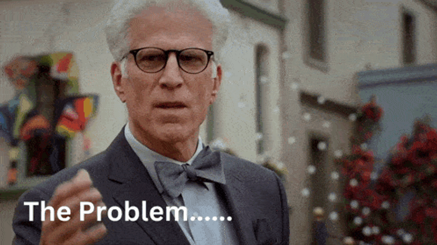 The Good Place The Problem Is Me GIF