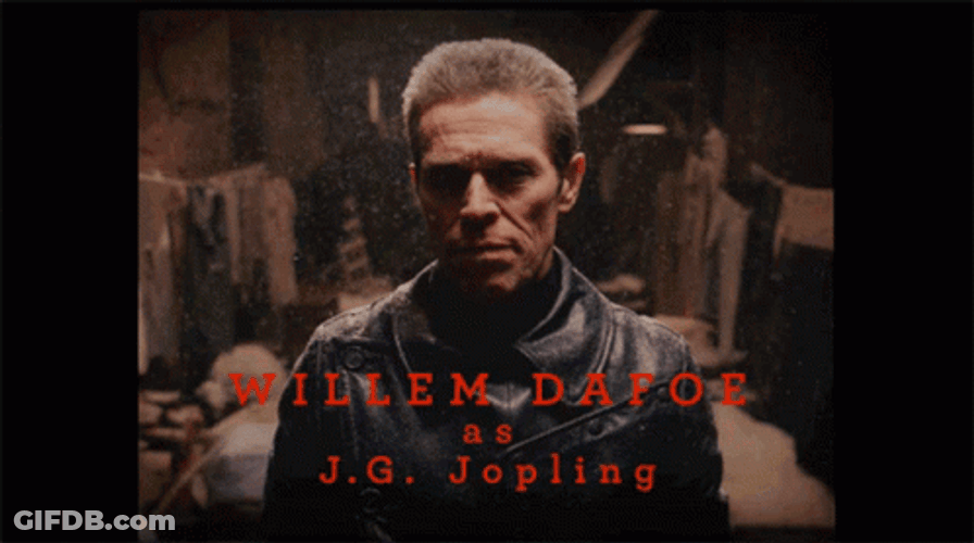 The Grand Budapest Willem Dafoe As J.G. Jopling GIF