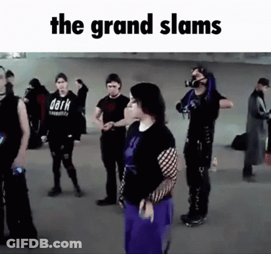 The Grand Slam Dancing GIF