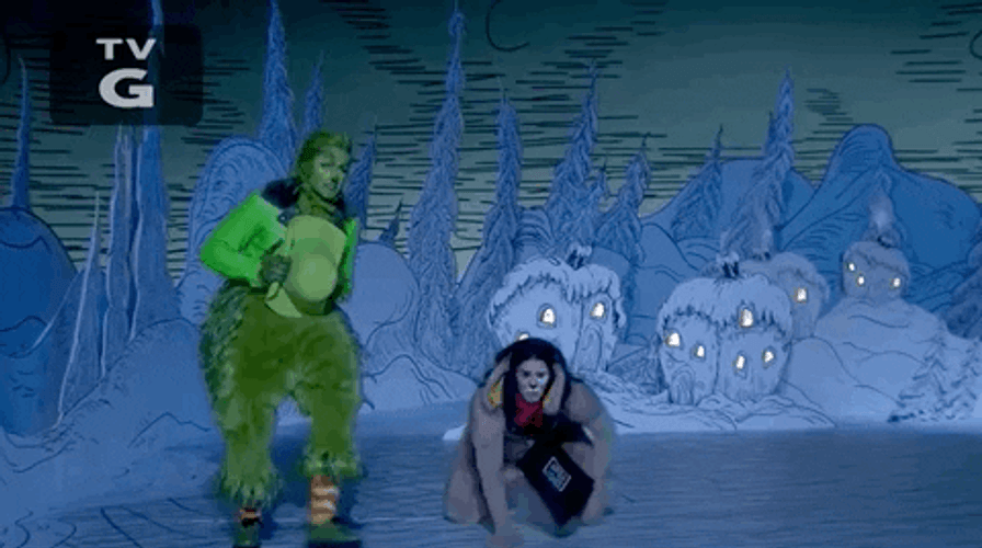 The Grinch Awkward Jumping GIF