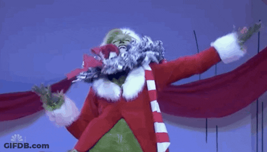 The Grinch Happy Heart Dance GIF