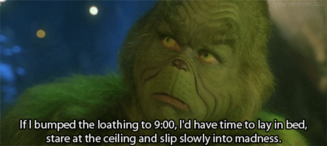 The Grinch Loathing Madness GIF