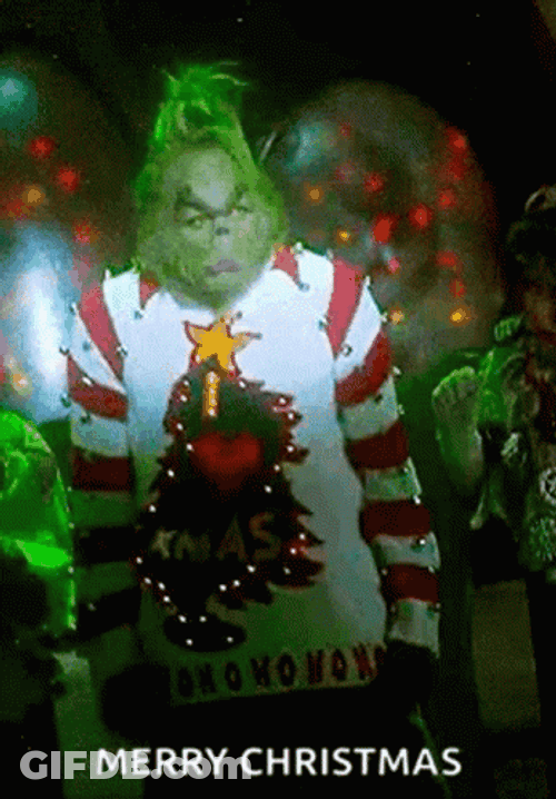 The Grinch Merry Christmas Meme GIF