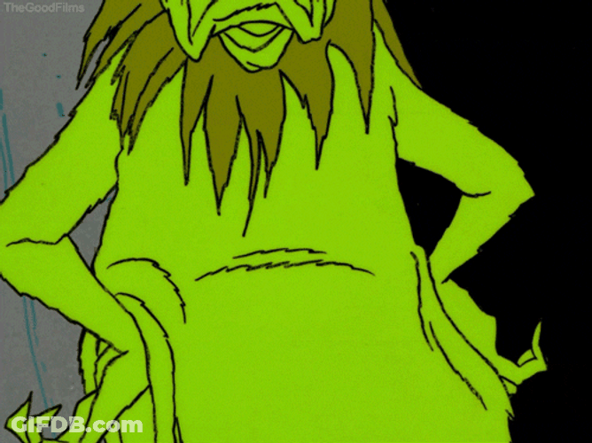 The Grinch Small Heart Through Xray GIF