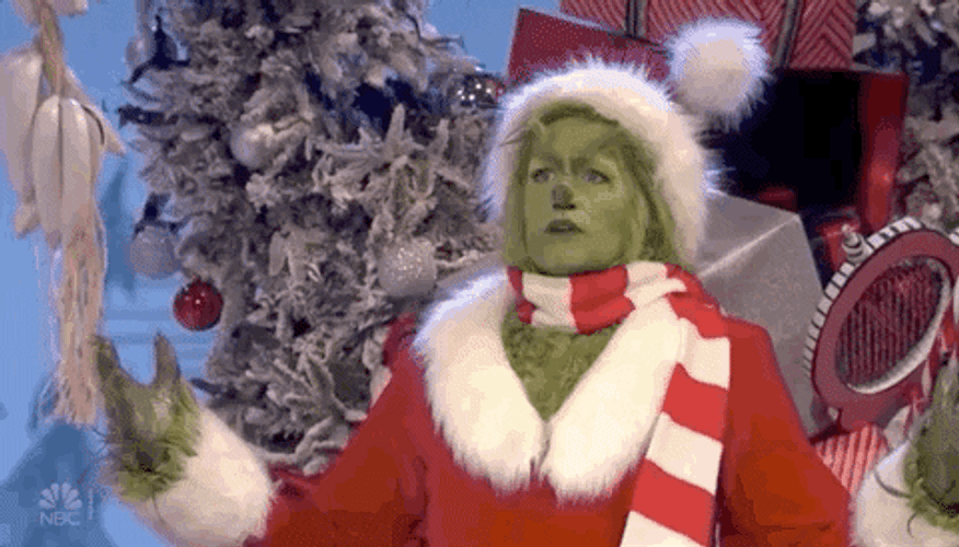 The Grinch Surprised Wow GIF