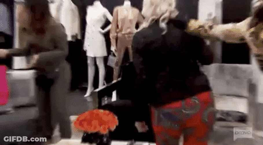 The Hair Pulling Scenes GIF