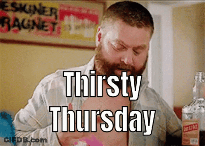 The Hangover Alan Thirsty Thursday GIF