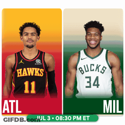 The Hawks And Bucks Are Playing A Game On July 3Rd GIF