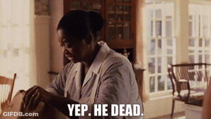 The Help Octavia Spencer Yep He Dead Reaction GIF