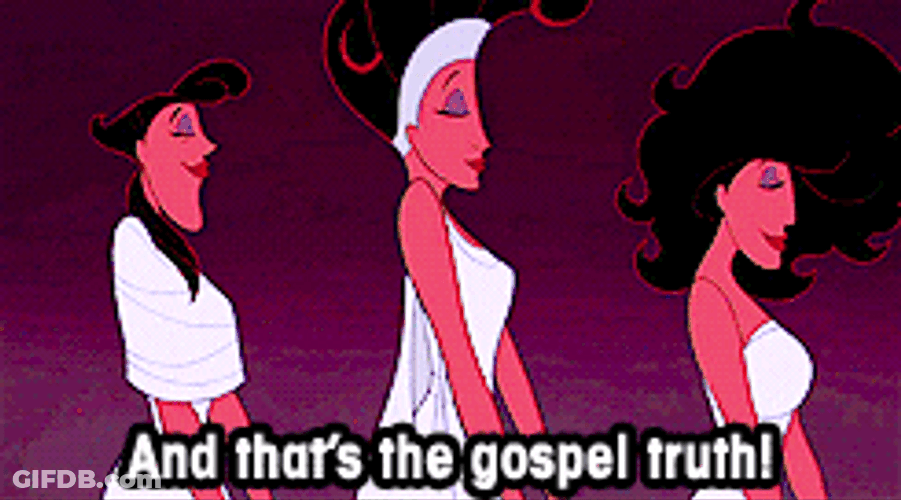 The Hercules Muses Gospel Truth GIF