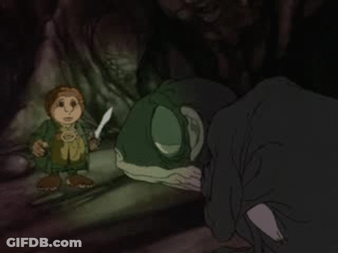 The Hi-Fi Hobbit My Precious Scene GIF