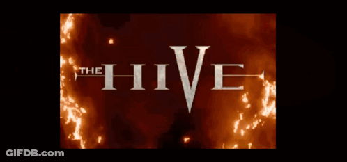 The Hive Movie Poster Fire Background GIF