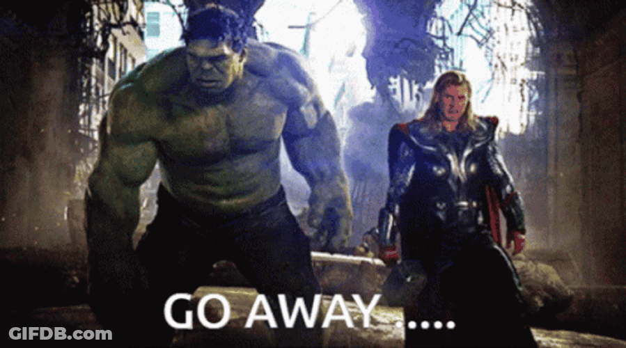 The Hulk Go Away GIF