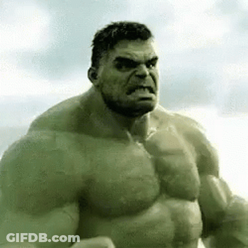 The Hulk Screaming Roar GIF