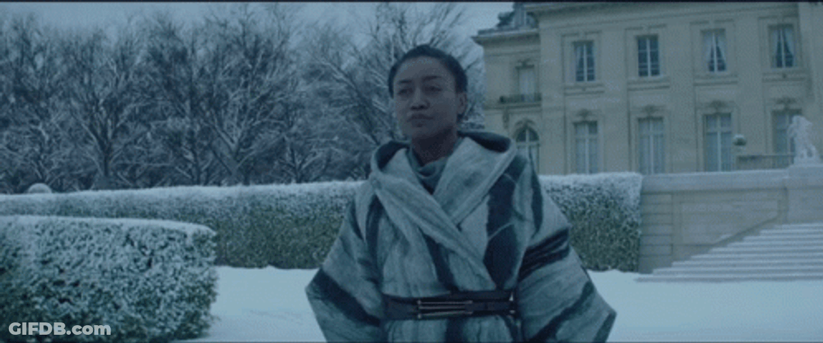 The Hunger Games Patina Miller GIF