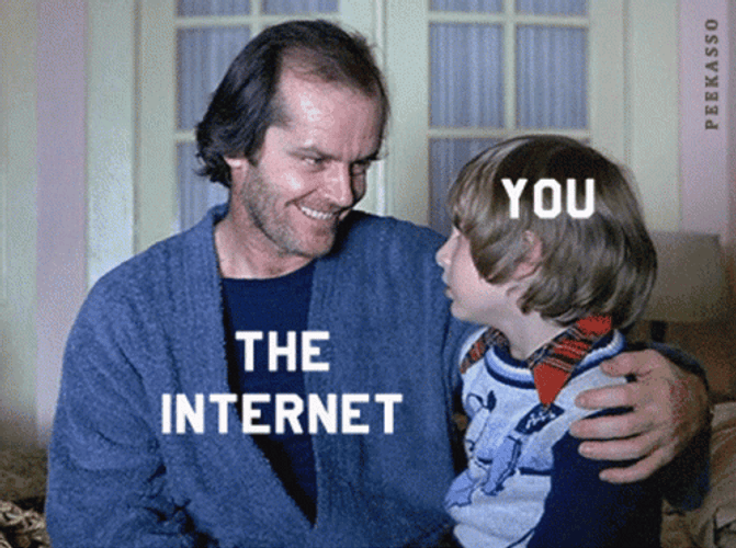 The Internet Abusing GIF