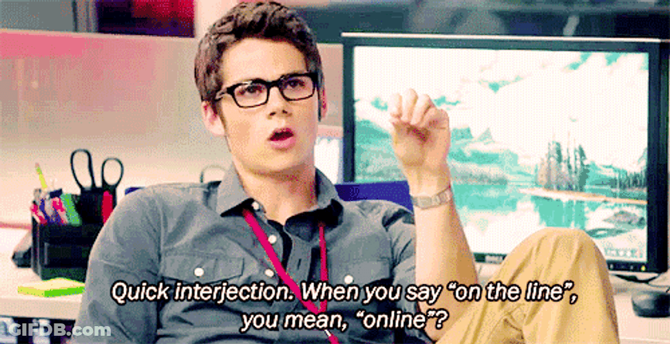 The Internship Dylan O'brien Confuse Online GIF