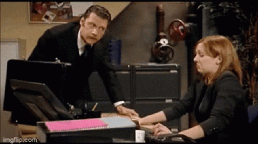 The IT Crowd Sure Sure GIF