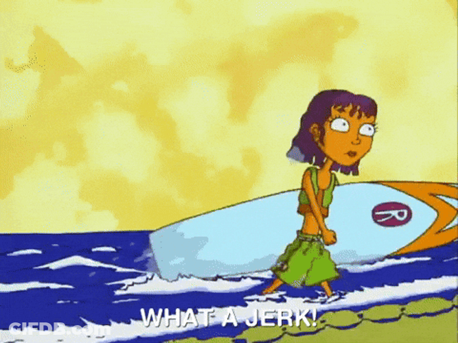The Jerk He Didn't Even Watch Me GIF