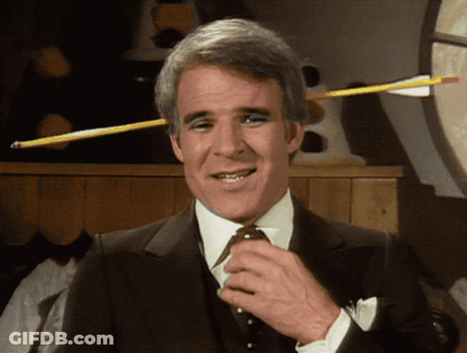 The Jerk Head Shot Arrow GIF