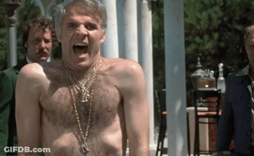 The Jerk Hi Ya Topless GIF