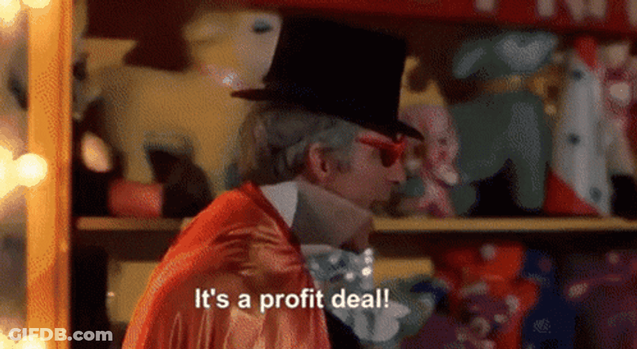 The Jerk It's A Profit Deal GIF