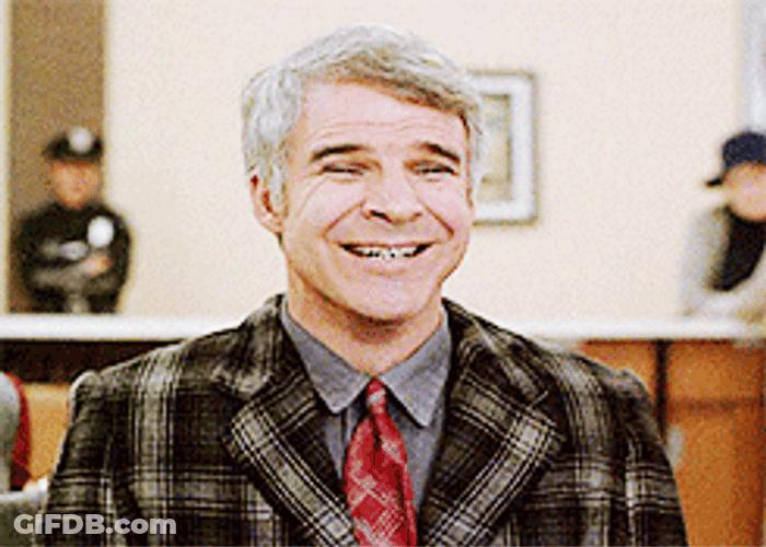 The Jerk Steve Martin Smiling GIF