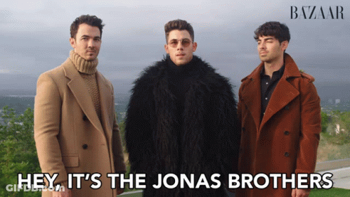 The Jonas Brothers Are Featured In A Harper 'S Bazaar Photo Shoot GIF