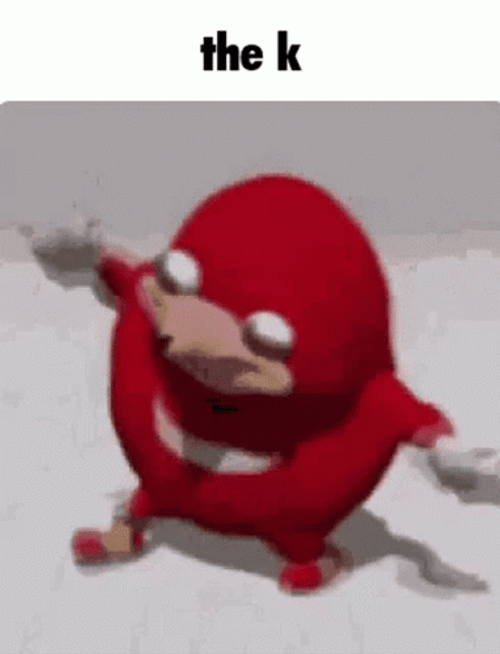 The K Knuckles Dancing Meme GIF