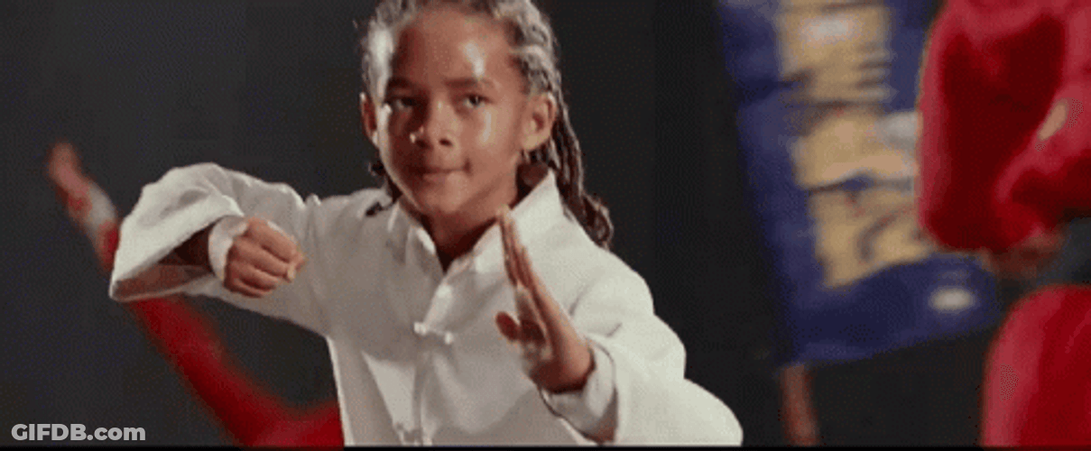 The Karate Kid Fight GIF