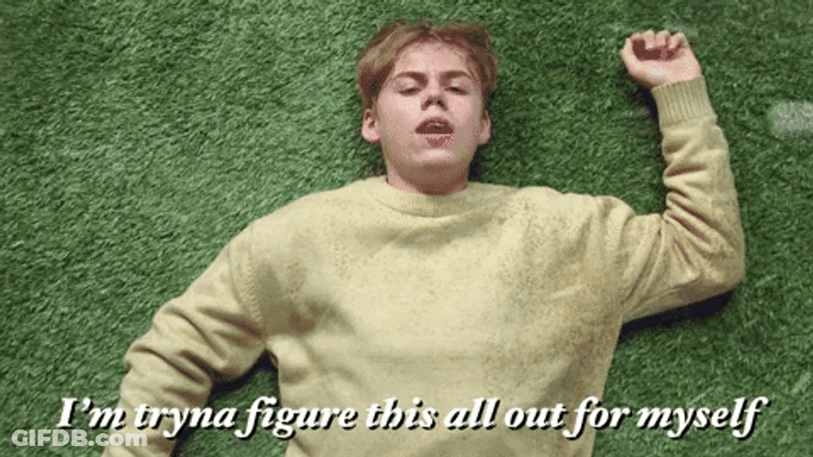 The Kid All By Myself Figuring Out GIF