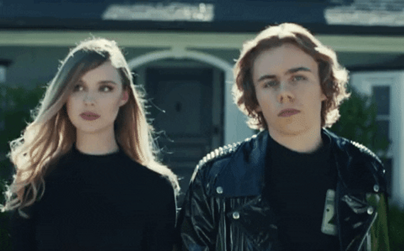 The Kid Laroi All Black Fit GIF
