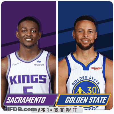 The Kings And Golden State Warriors Are Playing In Sacramento GIF