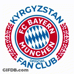The Kyrgyzstan Fc Bayern Munchen Official Fan Club Logo GIF