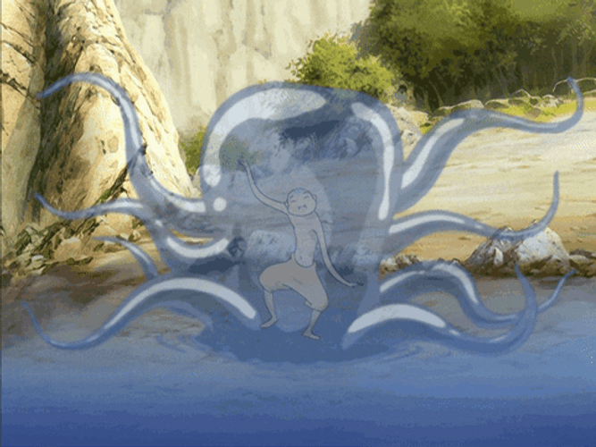 The Last Airbender Aang Anime Tentacle GIF