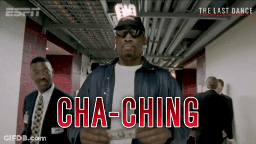 The Last Dance Cha Ching GIF