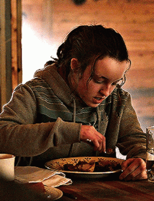 The Last Of Us Eating A Lot GIF