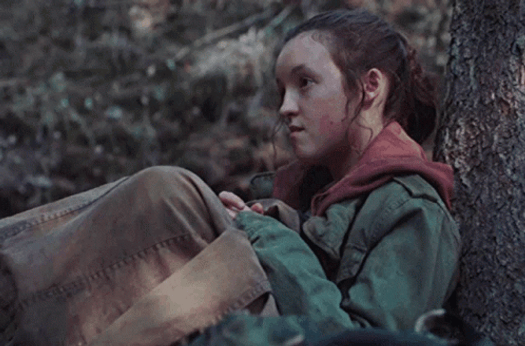 The Last Of Us Ellie Sitting Under Tree GIF
