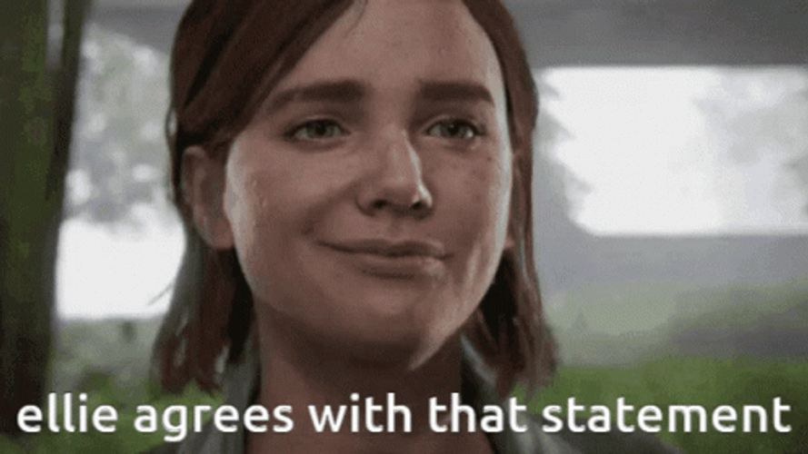 The Last Of Us Ellie Smile To Agree GIF
