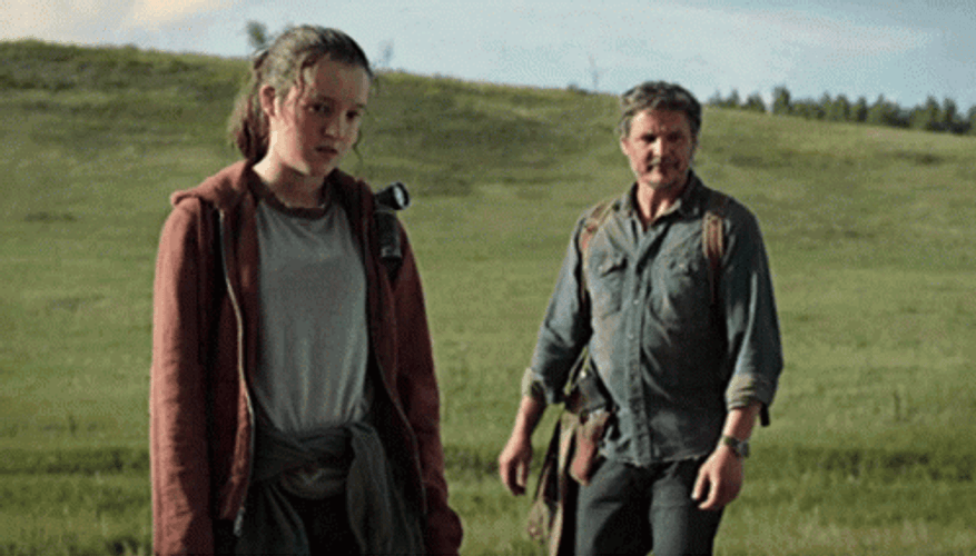The Last Of Us Joel Approaching Ellie GIF