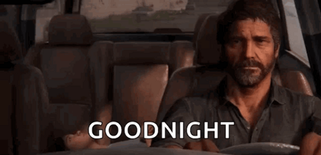 The Last Of Us Joel Driving A Car GIF