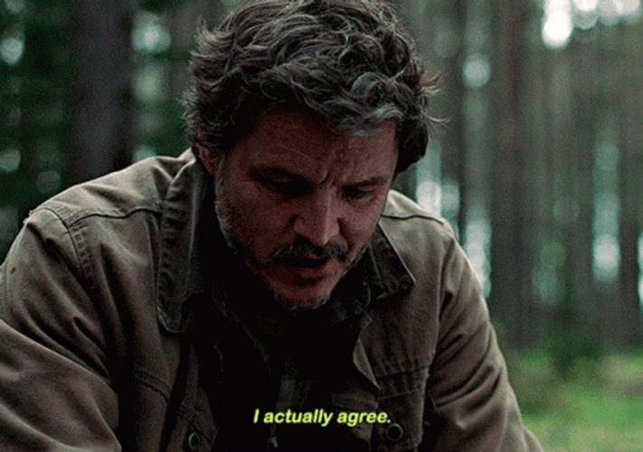 The Last Of Us Joel Eating GIF