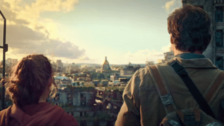 The Last Of Us Looking At Empty City GIF