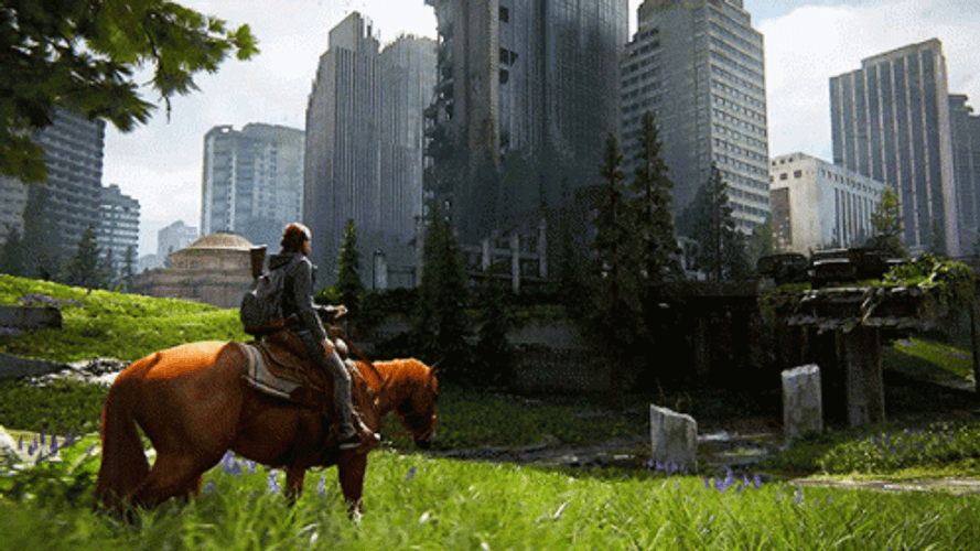 The Last Of Us Riding Horse GIF