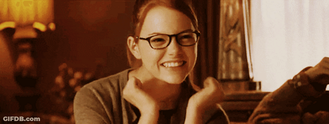 The League Emma Stone Sweet Smile GIF