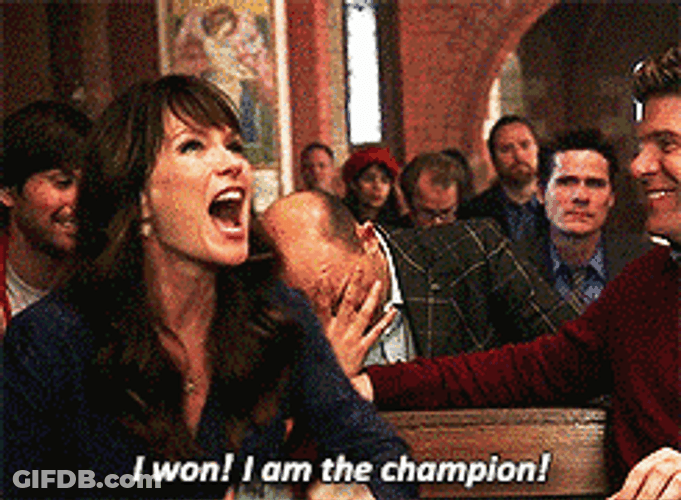 The League Happy Woman Won GIF