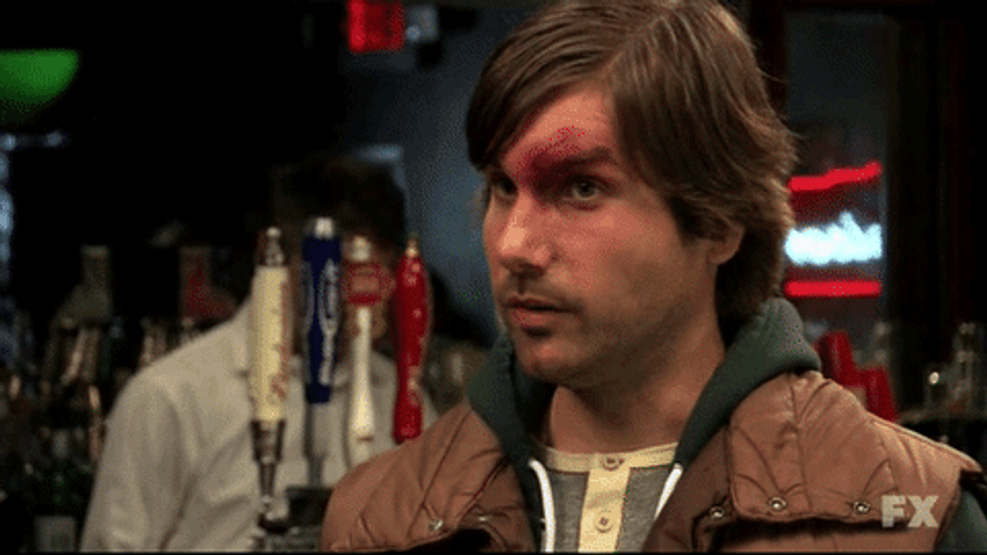 The League Man Face With Bruises GIF