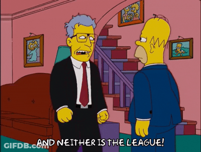 The League The Simpsons GIF