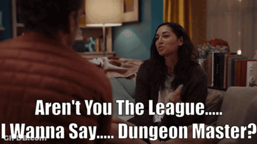 The League Woman Asking GIF