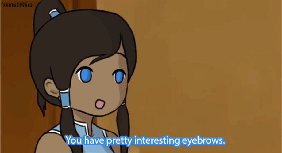 The Legend Of Korra Eyebrows Up GIF